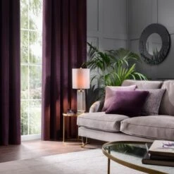 Clara Velvet Eyelet Curtains -Curtain Series 30831070 alt03