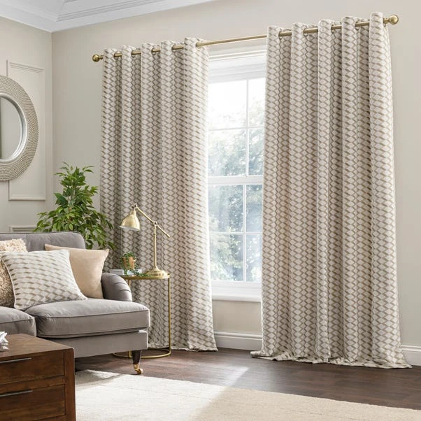 Arbour Cut Velvet Eyelet Curtains 22 Arbour Cut Velvet Eyelet Curtains - Image 20