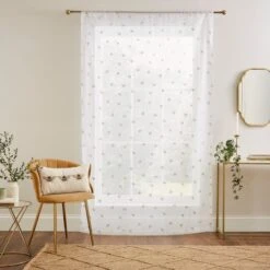 Golden Bees Slot Top Voile Panel -Curtain Series 30831577 alt04
