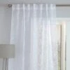 Belle Embroidery Slot Top Single Voile Panel -Curtain Series 30831726