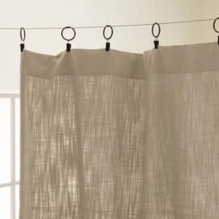 Arthur Recycled Slot Top Single Voile Panel -Curtain Series 30831735 alt03