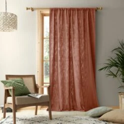 Arthur Recycled Slot Top Single Voile Panel -Curtain Series 30831736 alt05