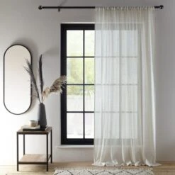 Marley Linen Slot Top Voile Panel -Curtain Series 30835726 alt01