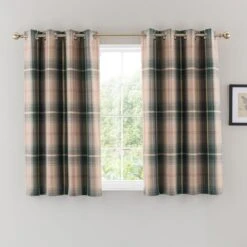 Highland Check Eyelet Curtains -Curtain Series 30839559 alt03