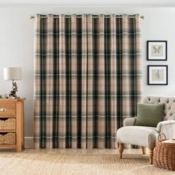 Highland Check Eyelet Curtains -Curtain Series 30839559 alt04