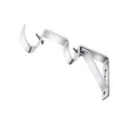 Oslo Double Layer Extendable Metal Curtain Pole With Rings -Curtain Series 30846009 alt01