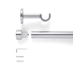 Trinity Fixed Metal Eyelet Curtain Pole -Curtain Series 30846026 alt02