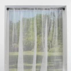 Wood Finish Extendable Tension Rod -Curtain Series 30846030 alt02