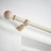 Churchgate Fixed Wooden Curtain Pole With Rings -Curtain Series 30846039