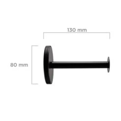 Jungle Leaves Dresser Single Matt Black -Curtain Series 30846063 alt01