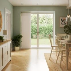 Textured White Panel Blind -Curtain Series 30846085 alt02