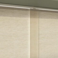 Linen Look Natural Panel Blind -Curtain Series 30846086 alt04