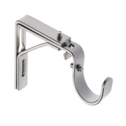 Ashton Fixed Metal Curtain Pole With Rings -Curtain Series 30847614 alt01