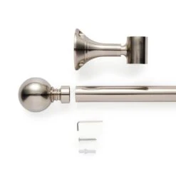 Ashton Metal Eyelet Bay Curtain Pole -Curtain Series 30847619 alt01