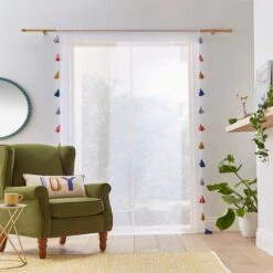 Pride And Joy Slot Top Voile Panel -Curtain Series 30856080 alt03