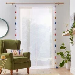 Pride And Joy Slot Top Voile Panel -Curtain Series 30856080 alt04