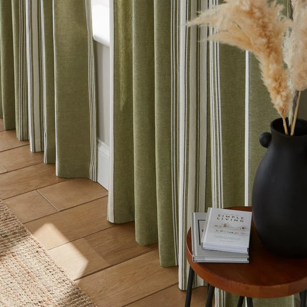 Pensford Stripe Slot Top Curtains 22 Pensford Stripe Slot Top Curtains - Image 20