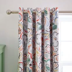 Heart And Soul Ayva Floral Blackout Eyelet Curtains 17 Heart And Soul Ayva Floral Blackout Eyelet Curtains -Curtain Series 30868488