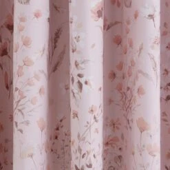 Watercoloured Floral Blackout Eyelet Curtains -Curtain Series 30868650 alt02