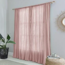 Cotton Muslin Slot Top Curtains -Curtain Series 30870819 alt04