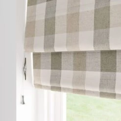 Large Check Daylight Roman Blind 26 Large Check Daylight Roman Blind -Curtain Series 30873263 alt04
