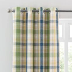 Kempton Check Eyelet Curtains -Curtain Series 30874278