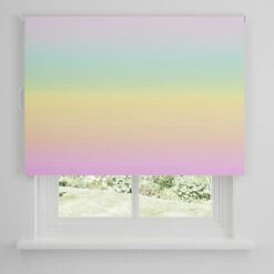 Rainbow Ombre Twist Safe Blackout Roller Blind -Curtain Series 30874653 alt03