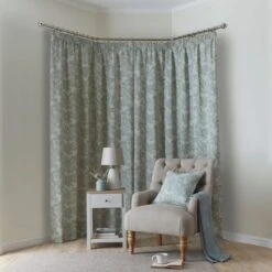 Sofia Floral Pencil Pleat Curtains -Curtain Series 30875659 alt04