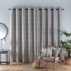 Leda Geometric Eyelet Curtains 25 Leda Geometric Eyelet Curtains -Curtain Series 30875676 alt04