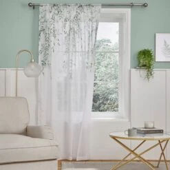 Willow Trail Slot Top Voile Panel -Curtain Series 30875701 alt01