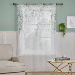 Willow Trail Slot Top Voile Panel -Curtain Series 30875796 alt04