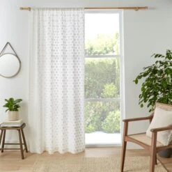 Casimir Chenille Slot Top Voile Panel 40 Casimir Chenille Slot Top Voile Panel -Curtain Series 30876214 alt04