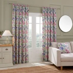 Summer Bloom Pencil Pleat Curtains -Curtain Series 30876597 alt01