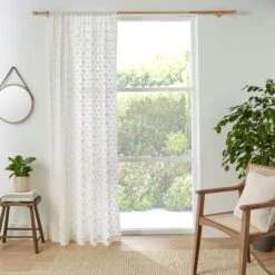 Casimir Chenille Slot Top Voile Panel 23 Casimir Chenille Slot Top Voile Panel -Curtain Series 30876620 alt01