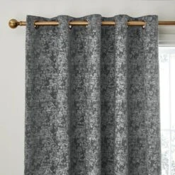 Mottled Chenille Eyelet Curtains -Curtain Series 30876628