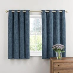 Chenille Ultra Blackout Eyelet Curtains -Curtain Series 30879006 alt05