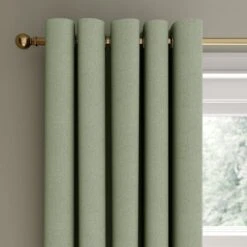 Rotterdam Herringbone Blackout Eyelet Curtains -Curtain Series 30879202