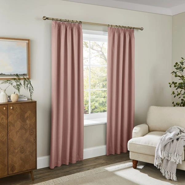Rotterdam Herringbone Blackout Pencil Pleat Curtains 10 Rotterdam Herringbone Blackout Pencil Pleat Curtains - Image 8