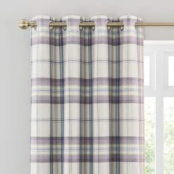 Henley Checked Eyelet Curtains -Curtain Series 30882956
