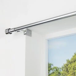 No Drills Stud Extendable Metal Eyelet Curtain Pole -Curtain Series 30883177