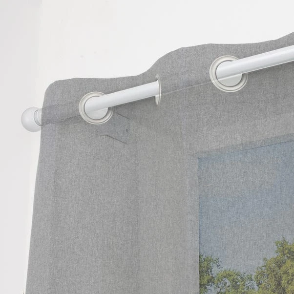 No Drills Extendable Metal Eyelet Curtain Pole 5 No Drills Extendable Metal Eyelet Curtain Pole - Image 3