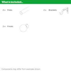 No Drills Extendable Metal Eyelet Curtain Pole 27 No Drills Extendable Metal Eyelet Curtain Pole -Curtain Series 30883207 alt09