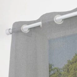No Drills Stud Extendable Metal Eyelet Curtain Pole -Curtain Series 30883239 alt04