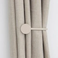 Ribbed Metal Curtain Holdbacks -Curtain Series 30883246