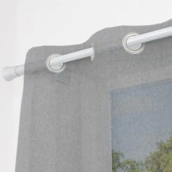 No Drills Trumpet Extendable Metal Eyelet Curtain Pole -Curtain Series 30883265 alt04