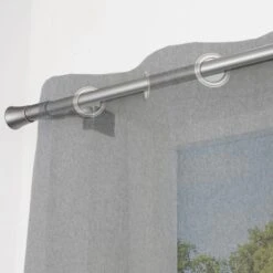 No Drills Trumpet Extendable Metal Eyelet Curtain Pole -Curtain Series 30883291 alt02