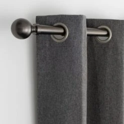 Ashton Fixed Metal Eyelet Curtain Pole -Curtain Series 30883315 alt02