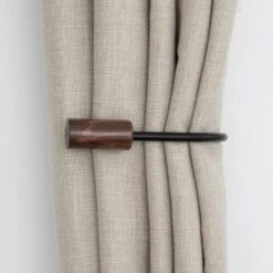 Marble Matt Black Curtain Holdbacks -Curtain Series 30883344