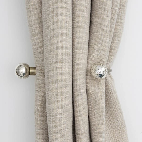 Mercury Double Layer Curtain Holdbacks 3 Mercury Double Layer Curtain Holdbacks