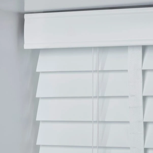 White Fauxwood 50mm Taped Venetian Blind 13 White Fauxwood 50mm Taped Venetian Blind - Image 11